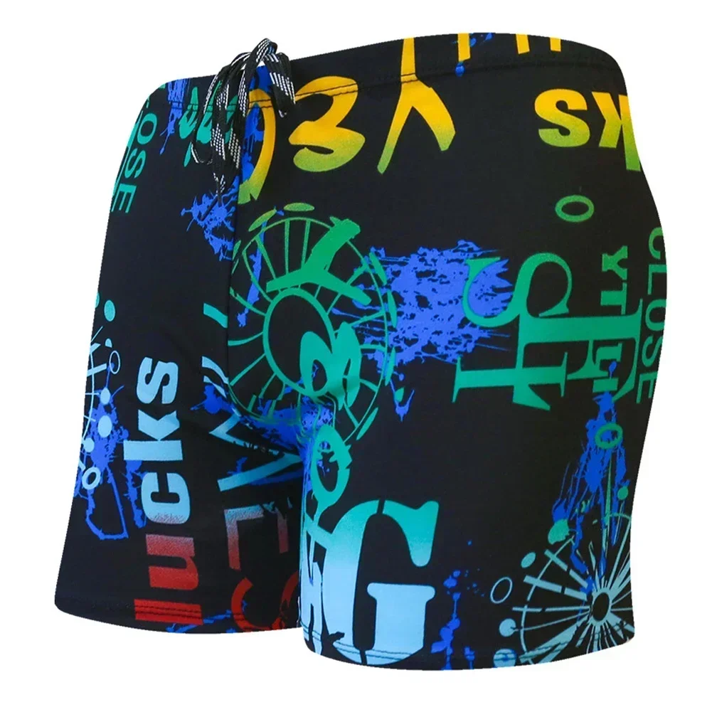 Swim Trunk Quick Dry - Calções de banho masculinos com estampa