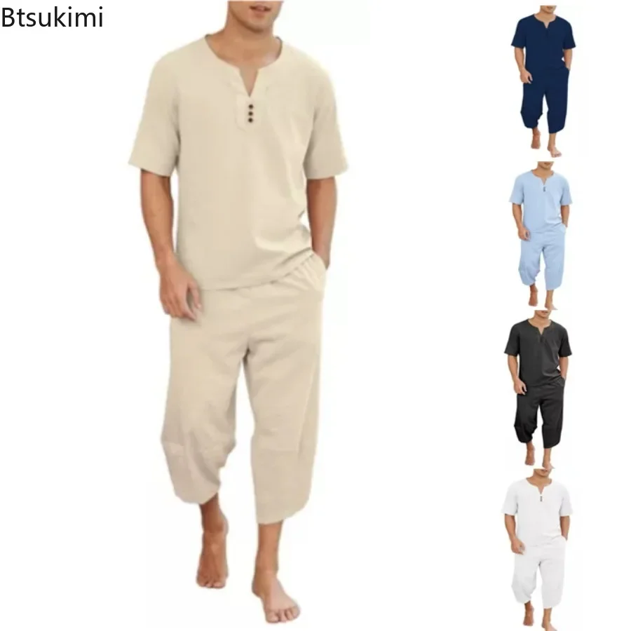 Short Linen Drawstring - Conjuntos de Algodão e Linho Hip