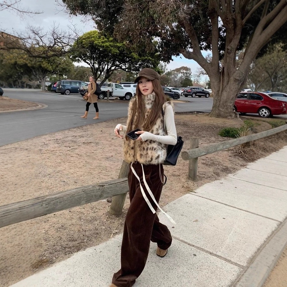 Mulheres colete de pele do fal - Short Linen Drawstring avaliação e preço