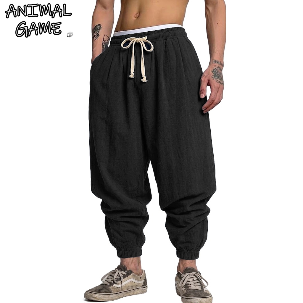 Calças de Algodão e Linho Core - Short Linen Drawstring avaliação e preço