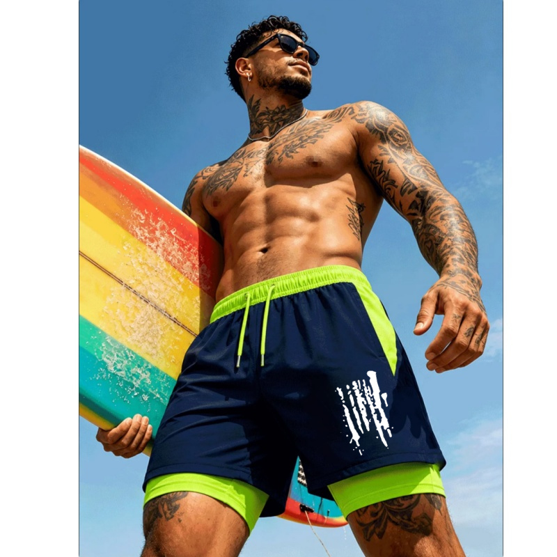 Shorts de praia masculinos, le - Trunks Board Surf avaliação e preço